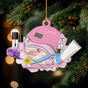 Nail Tools Christmas Ornament, Gift For Nail Enthusiasts