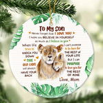 Load image into Gallery viewer, Gift For Grandson/Son - I Believe in You - Ceramic Ornament
