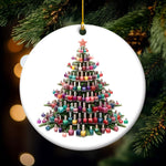 Load image into Gallery viewer, Nail Artist Ceramic Christmas Ornament, Gift For Nail Enthusiasts
