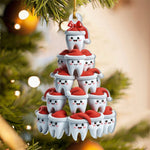 Load image into Gallery viewer, Tooth Christmas Tree Ornament, Christmas Dentist Ornament, Dental Assistant Gift
