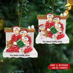 Load image into Gallery viewer, Story Time Family Ornament -  Personalized Handwritten Christmas Ornament
