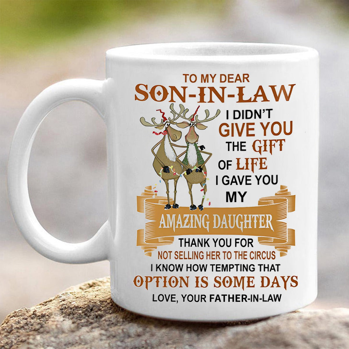 Best Gift For Son-In-Law Mugs - I Gave You My Amazing Daughter