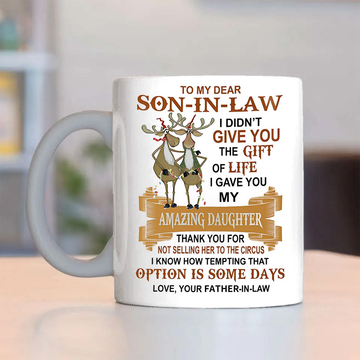 Best Gift For Son-In-Law Mugs - I Gave You My Amazing Daughter